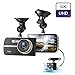 Dash Camera 1080P, EIVOTOR Car Camera DVR 4 Inch LCD Screen Full HD 140 ° Dual DashCam Front Rear Wide Angle Car Recorder with G-Sensor Night Vision Motion Detection WDR Parking Monitor Loop Recording