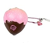 Mini Cheeki Strawberry Classic Pink Strawberry Dipped in Chocolate Squishy