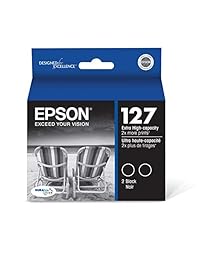 Epson T127120-D2 DURABrite Ultra Black Dual Pack Extra High Capacity Cartridge Ink