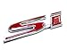 HONDA CIVIC SI TRUNK EMBLEM BADGE - RED W/CHROME TRIM