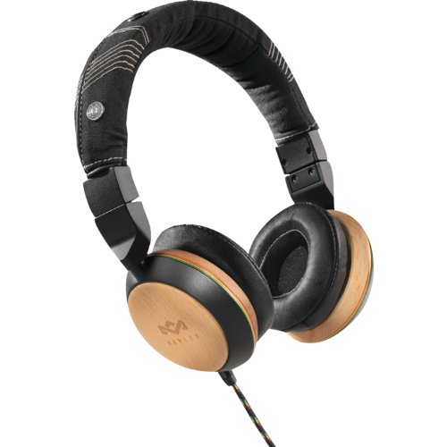 The House of Marley Stir It Up On-Ear Headphones - Freedom Collection - Three-Button Apple Mic (EM-FH013-HA)