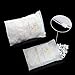 Quewel Glue Rings Large 200 PCS Lash Extension Tattoo Glue Pigment Ink Rings Holder Nail Glue Rings Makeup Disposable Plastic White 5 Styles 200 Pcs,350Pcs,650Pcs (Large, 200 PCS)
