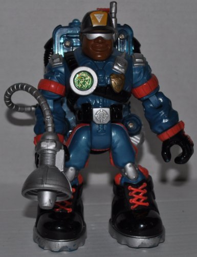 Police Officer Jake Justice (with Voice Tech Backpack) (Retired) - Rescue Hero - Fisher Price Action Figure - Non Violent Doll Toy Rescue Heroes - Loose Out Of Package & Print (OOP)