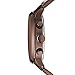 Fossil Men's FS4357 Brown Stainless Steel Bracelet Brown Analog Dial Chronograph Watch