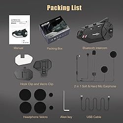 FreedConn Motorcycle Helmet Headset with Camera