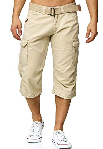 ایگرد | قیمت و خرید Indicode Herren Nicolas Check 3/4 Cargo Shorts kariert  mit 6 Taschen inkl. Gürtel aus 100% Baumwolle | Kurze Hose Sommer  Herrenshorts Short Men Pants Cargohose kurz für Männer