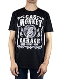 Gas Monkey Men's Jack Daniels Style Tee Shirt