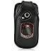 Turtleback Fitted Case for Kyocera DuraXV DuraXA Flip Phone Black Leather Rotating Removable Metal Belt Clip -