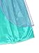 The Little Mermaid Ariel Girls Fantasy Gown Nightgown Pajamas (4T, Teal)