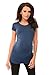 Purpless Maternity Top T-Shirt Pregnancy Top Clothing 5010 (6, Jeans)