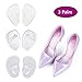 Metatarsal Pad, Ball of Foot Cushion, Foot Gel Pads, High Heel Cushion Insert for Women Foot Pain Relief, Anti-Slip Soft Forefoot Shoe Insole, One Size fits All, Pack of 3