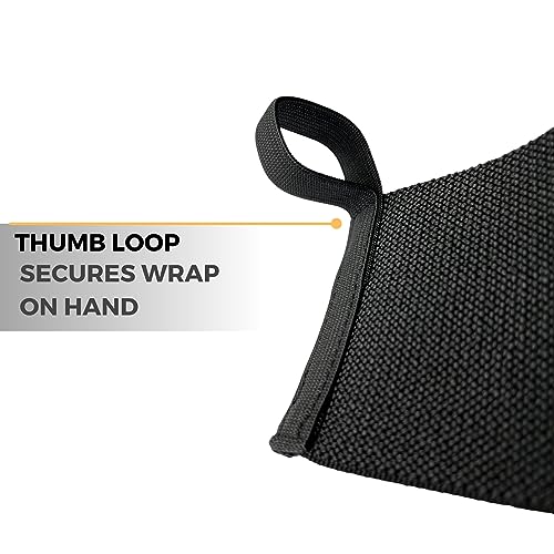 ESSENTIAL Wrist Wraps, Avoid Injury and Maximize Grip with Thumb Loop, 18