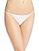 Calvin Klein Women's Sleek String Bikini Panty, White, Medium