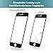 [1+1 Pack] Klearlook [Crystal Series] Front Ultra Clear 3D Full Coverage Tempered Glass Screen Protector and Back Matte PET Film for Apple iPhone 7 Plus [Black Frame]
