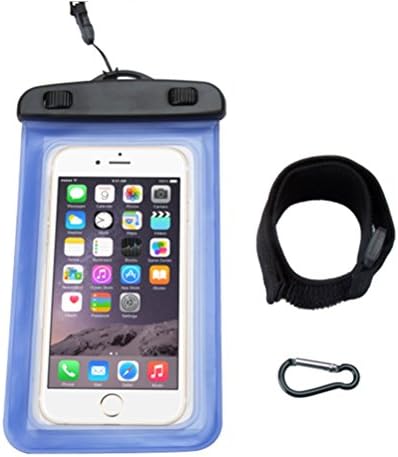 COVOD Waterproof Phone Case for iPhone 6S Plus 7 7S Plus, Iphone 6s waterproof case,CellPhone Dry Bag Pouch for Samsung S8 S7 S6 (Blue)