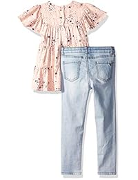 Jessica Simpson - Conjunto de camiseta y vaquero para niña (2 piezas)