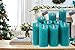 Kitch Aroma Teal Flameless Candles, Battery Operated LED Pillar Truquoise Flameless Candles with Moving Flame Wick for Home Decor Seasonal & Festival Celebration