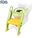 [FDA Certified] Ostrich Toilet Step Trainer Ladder for Kid and Baby, Children’s Toilet Seat Chair, Toddlers Toilet Training Step Stool for Girl and Boy (Green)
