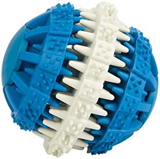 Pety Pet Interactive Dog Treat Ball Food Ball for Keeping Puppies busy, Puzzle Toy for Mental Stimulation, Dental Treat Ball for dog's Dental Hygiene (Big, Blue)