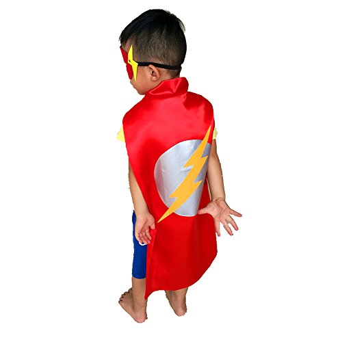 Ranavy Adjustable Super Hero Capes Panel for Children with Sticky Velcro Multi-purpose 27.55" - Image 6