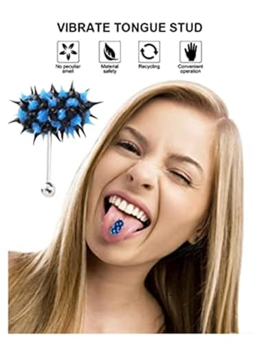 Rohesia Vibrating Tongue Ring Vibrator Tongue Ring Tongue Barbell for Women  Vibrating Ball 316L Stainless (TR105) in Dubai - UAE | Whizz Women