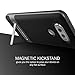 LG V20 Case, (Gardien - Dark Silver) (Hard Drop Rugged Protection) Premium Hybrid Case (Slim Fit Dual Layered) Shock Absorbent Cover for LG V20 2016 by Lumion