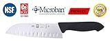ICEL Professional Santoku Knife –7” Quality Stainless Steel Blade –Cutting Edge Lasts Long –Non Stick –Bacterial Free Ergonomic Handle – Dishwasher Safe –Best Knives for Slicing/ Chopping/ Dicing - Made in Europe