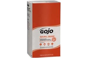 GOJO Industries 315-7556-02 Natural Orange Smooth Pumice Hand Cleaner, TDX 5000mL Refill (Pack of 2)