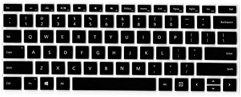 CONVAY Ultra Thin Keyboard Cover Silicone Skin for Microsoft Surface Pro4 Type Cover Keyboard (Black)