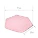 SUNBA YOUTH Pink Hexagon Pad Coral Soft Mat Rug Carpet for Kids Play Tent Playhouse (Thickness 1.2CM) (Light Pink)