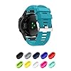 Supore-Compatibel Armband voor Fenix 5X/Fenix 6X Sporthorloge; siliconen sportarmband, horlogeband, riem, reservearmband…