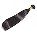 Brazilian Straight Remy Human Hair 1 Bundle 16 inches Unprocessed Brazilian Virgin Hair Natural Color(16