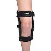 OrthoPro HyperEx Knee Brace, Adjustable Support for Stability and Comfort (Black, Medium, Right)