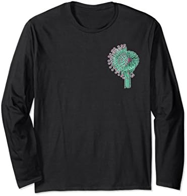 Unisex EncycloArt, Carnivorous Plant Sundews, Long Sleeve T-Shirt XL: Black