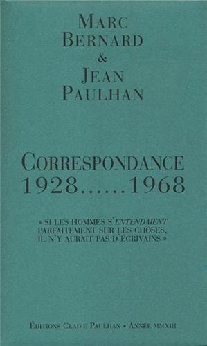 Correspondance 1928-1968