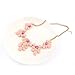 HuntGold Elegant Flower Acrylic Diamond Pendant Chain Choker Necklace(Blue)