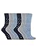 6 Pairs Ladies Non Elastic Loose top Casual Cotton Rich Plain Socks 4-9 us (GG49)
