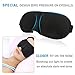 YIVIEW Sleep Mask for Back and Side Sleeper Pack of 3, 100% Light Blocking 3D Eye Masks for Sleeping, Lightweight & Breathable Eye Cover for Women Men, Zero Pressure Night Blindfold