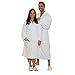 Men's Terry Robe Women's Terry Cloth Bathrobe Terry Kimono Collar Hotel Bathrobe White One Size