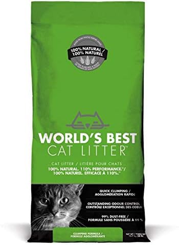 World S Best Litiere Ecologique Controle D Odeur Et Jetable Aux Toilettes Pour Chat 12 7 Kg Amazon Fr Animalerie