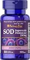 Puritan's Pride Natural SOD (Superoxide Dismutase) 250 mg-50 Caplets
