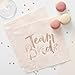 Ginger Ray Pink & Rose Gold Hen Party Team Bride Paper Napkins x 20- Team Bride, 20 x 33 cm