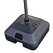 COBANA Patio Umbrella Base Outdoor Market Umbrella Stand Weight, Water or Sand Self-filled Black Square