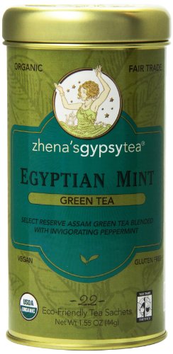 Click Here to See More Images Zhena's Gypsy Tea, Egyptian Mint, 22 Count Tea Sachets