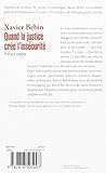 Image de Quand la justice crée l'insécurité
