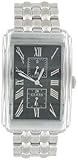 Guess Men's W11550G2 Silver Stainless-Steel Quartz Watch with Black Dial