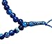 Marble Blue Plastic Tasbih with Allah Muhammad Beads - 7mm Muslim Prayer Beads Rosary