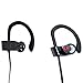 Kingstar Sweatproof Bluetooth Headphone, Wireless Sports Noise Cancelling Earbuds ,Superb Sound Quality Mic Earphones Iphone Mobile Phone Outdoor Activities Running Exercise Gym Headsets(black)
