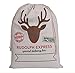 HUAN XUN Sika Deer Santa Sack with Drawstring