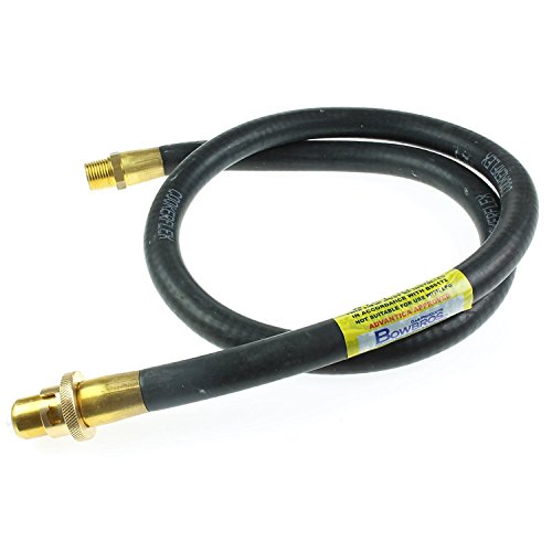 Universal Gas Cooker Hose Pipe With Fitting 4 ft long x 1/2